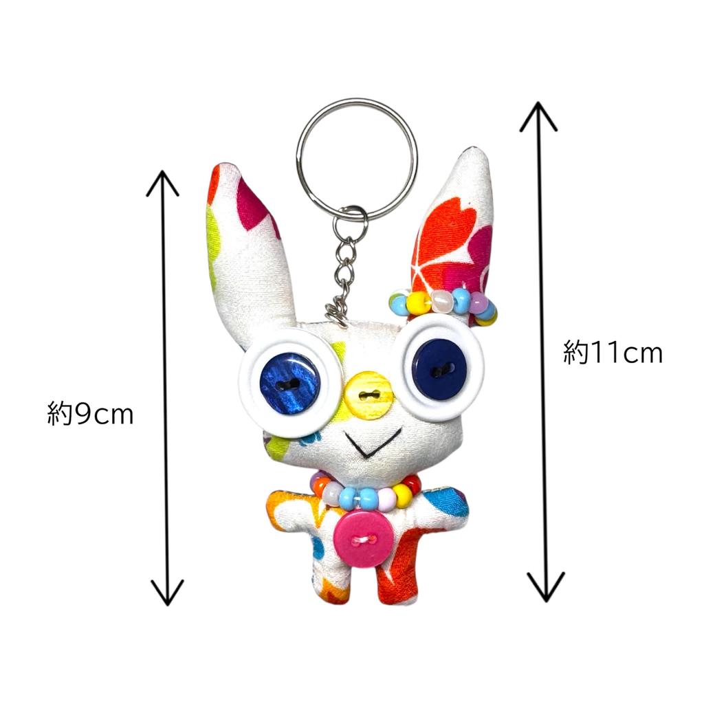 [Gift from the Gods] Thai Monster Doll, amulet doll that eats evil spirits and wards off evil spirits. Keychain, Random Color (Rabbit).