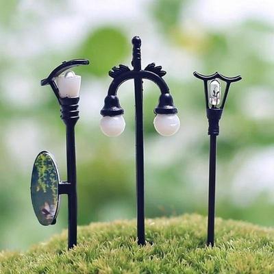 Pflanztopf Pop Garten Ornament Miniatur Fee Straßenlaterne Puppenhaus Handwerk Heimdeko