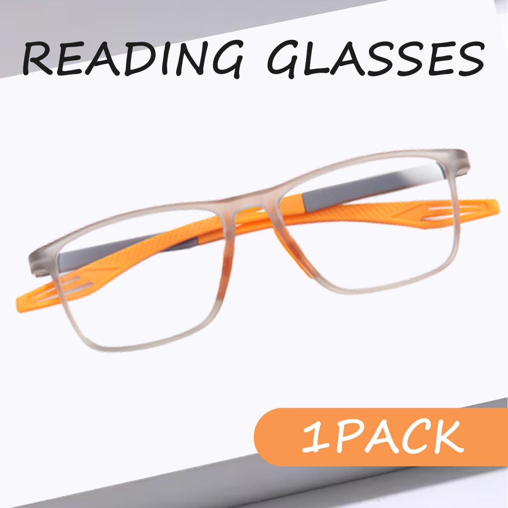 1pack Anti Blue Light Square Prescription Spectacles Women Men Spring Leg Farsightedness Glaasses +1.0 To +3.0