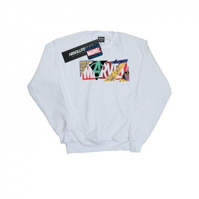 Womens/Ladies Collage Logo Sweatshirt