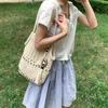 Fashion hollow crochet pocket new holiday style beach shoulder messenger bag