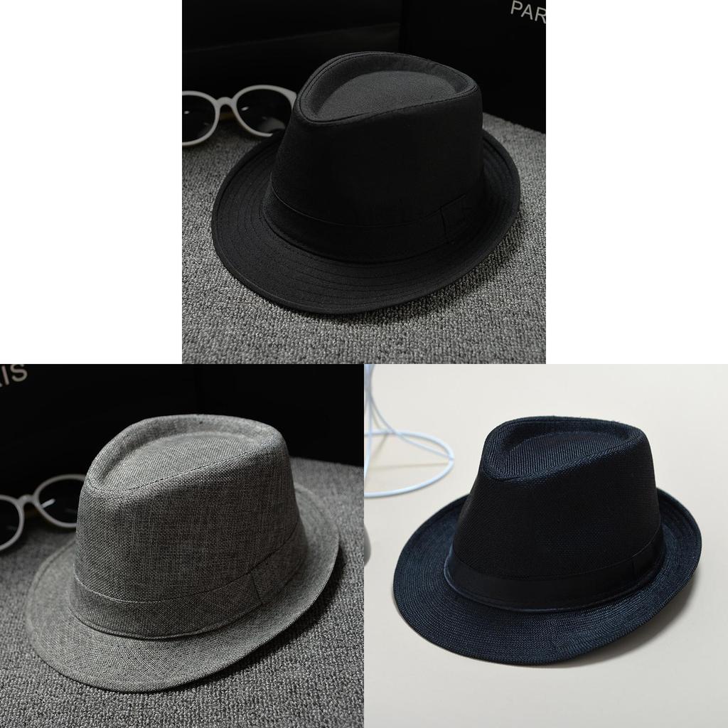 Panama Cotton Linen Sun Hat With Wide Brim For Men Women Casual Summer Accessory