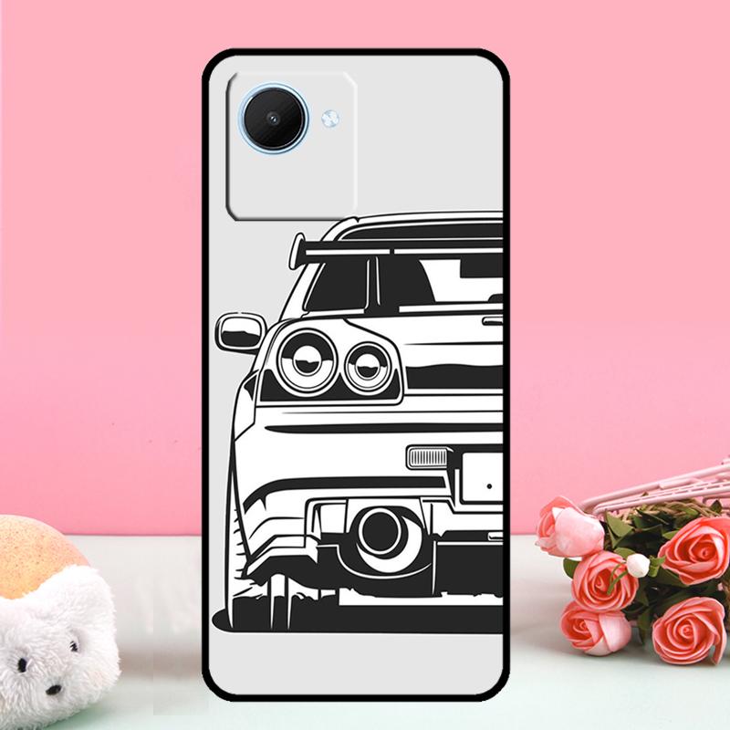 

JDM Car For Realme 15 Pro GT7 10 11 12 13 14 Pro Plus C67 C65 C63 C61 C55 C53 C51 C35 C71 C75 Case Realme C53