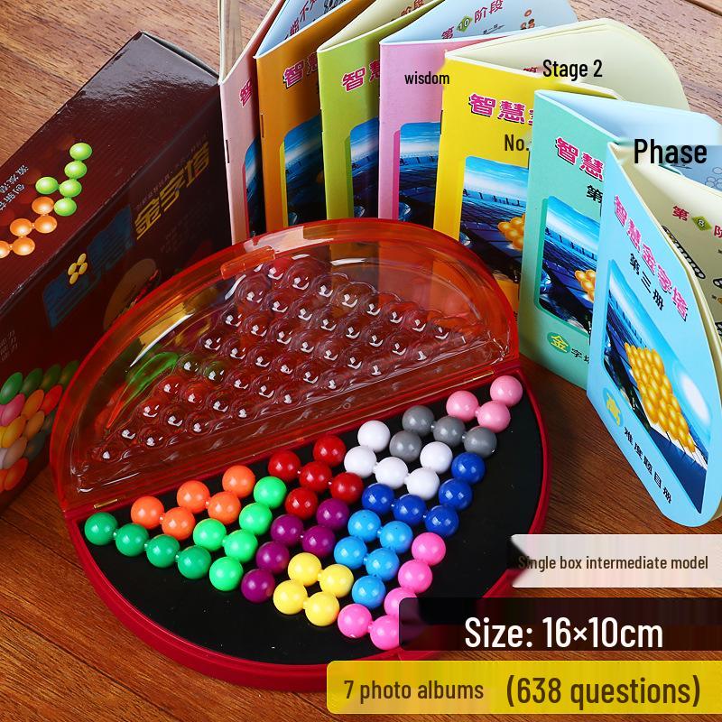 

Волшебные пирамидальные бусины: Детская логическая игра