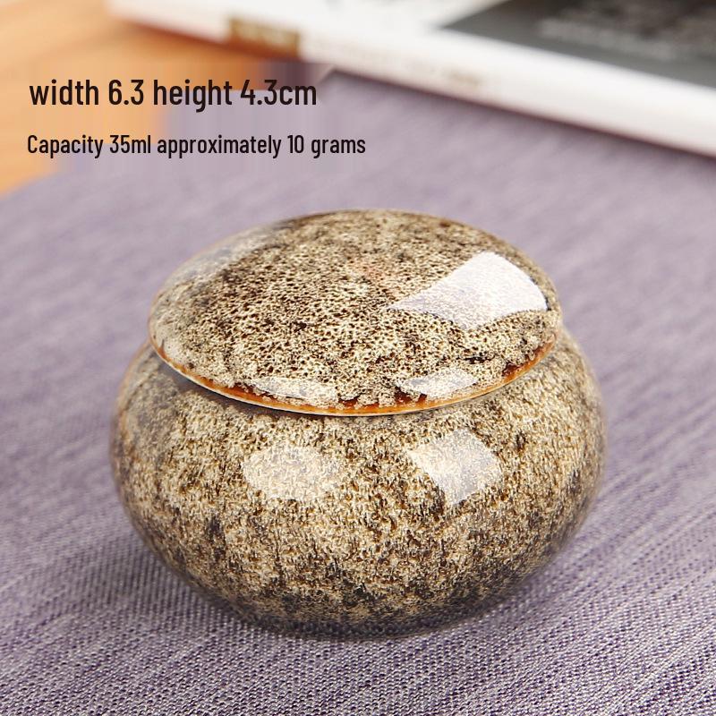 Rock Mountain Mini Sealed Tea Caddy & Makeup Dispenser: Scented Powder Bottle, Face Cream, Lipstick, Rouge Powder Box