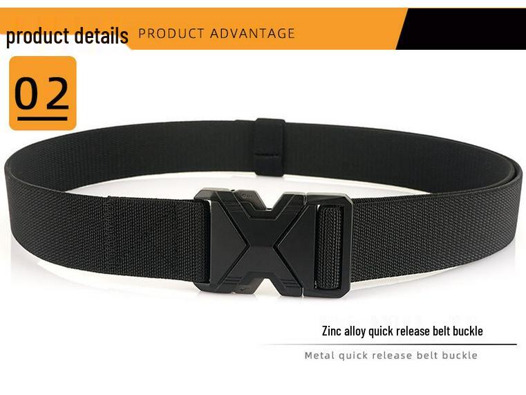 Customizable Quick-Release Tactical Training Elastic Belt