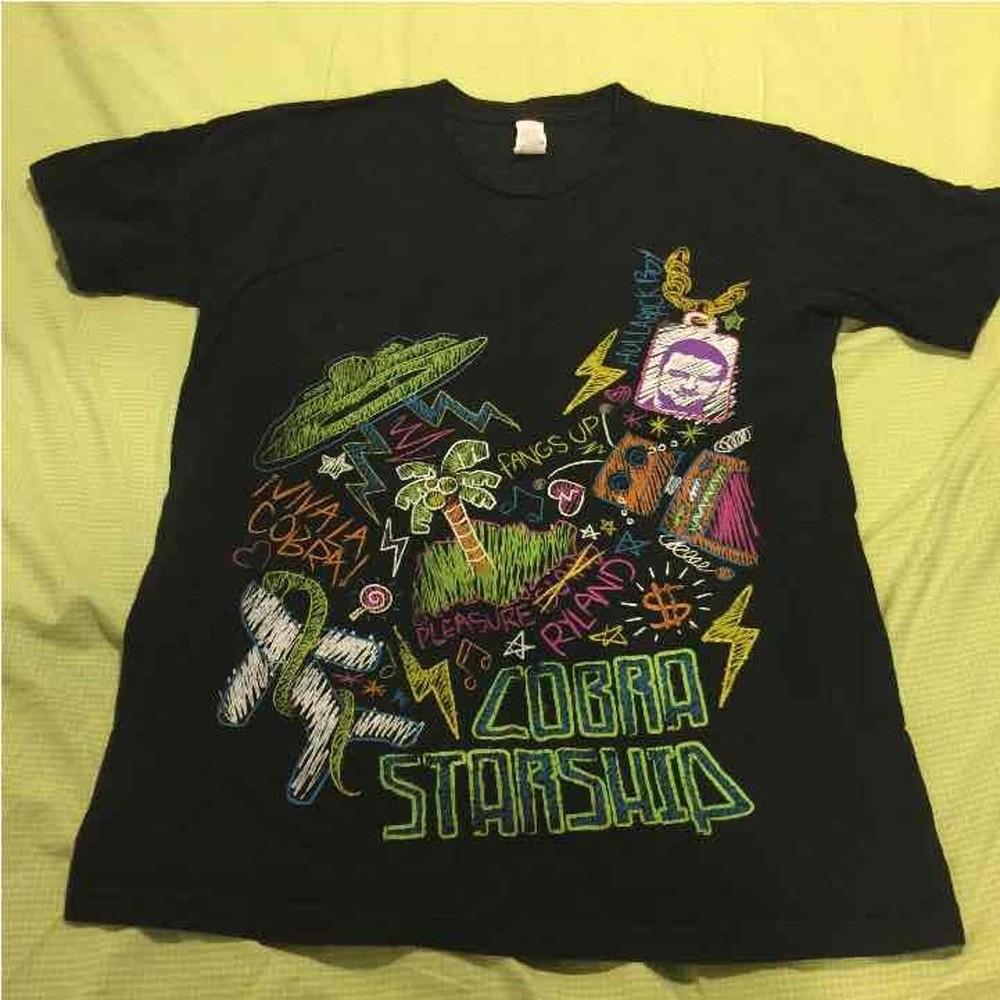 

Vintage Cobra Starship Shirt Short Sleeve Full Size S to 5XL IL615 Unisex T-Shirt XXL