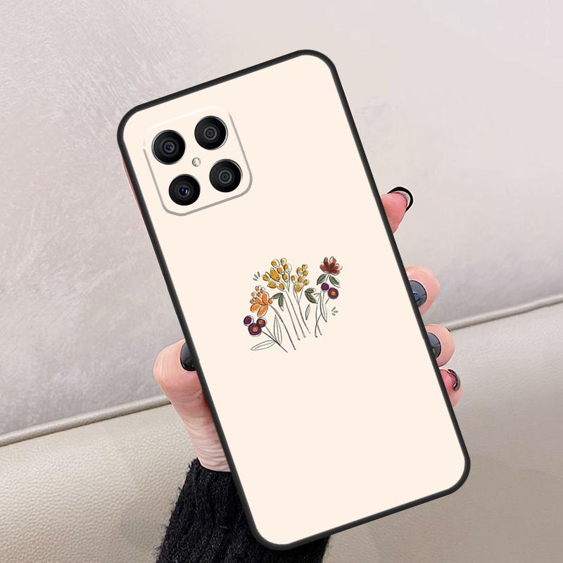 

Минималистичный Цветок Эстетика Чехол Для Honor Magic 8 7 5 6 Lite Для Honor 200 400 Pro X9d X9c X9b X9a X8c X8b 70 90 Win RT Honor 400 Pro