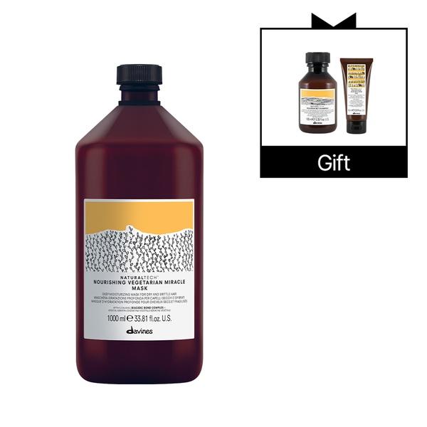 

[Эксклюзив Lotte] Питательная вегетарианская маска Miracle 1000 мл (+2 средства по уходу за волосами)