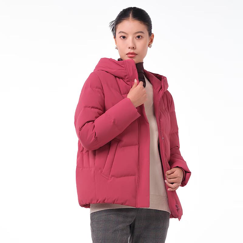 Tanboer Women's Short Hooded 90% Down Jacket TB231368