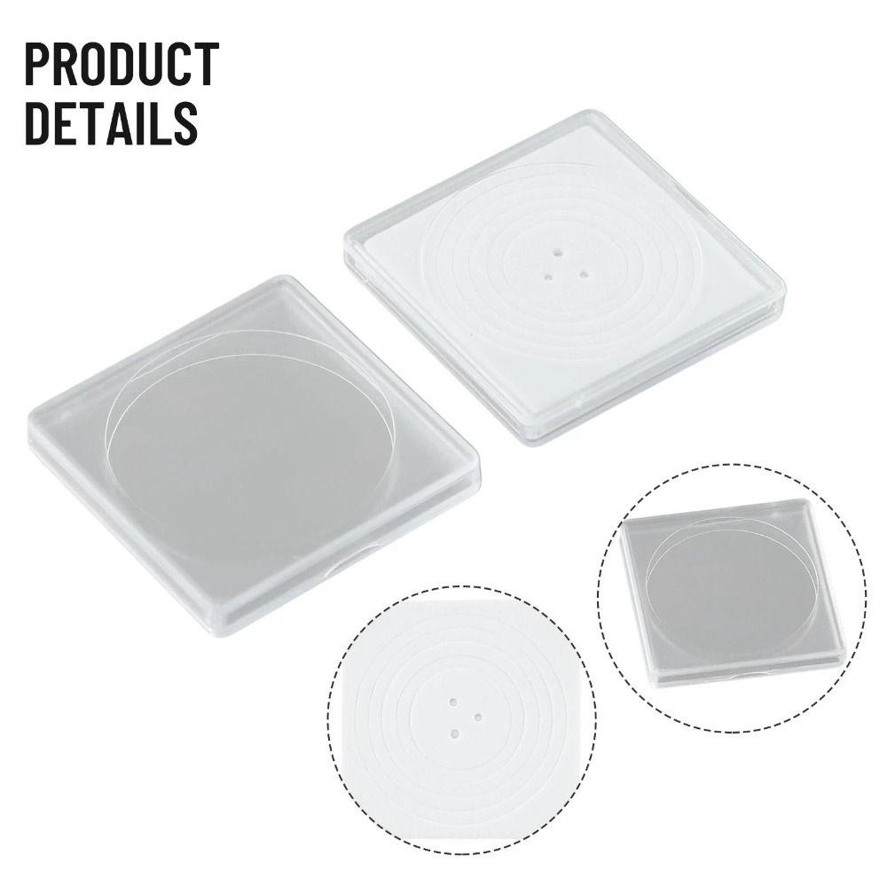 20pcs/pack Clear Medal Collection Case Storage Box Gaskets Organizer New Container Boxes