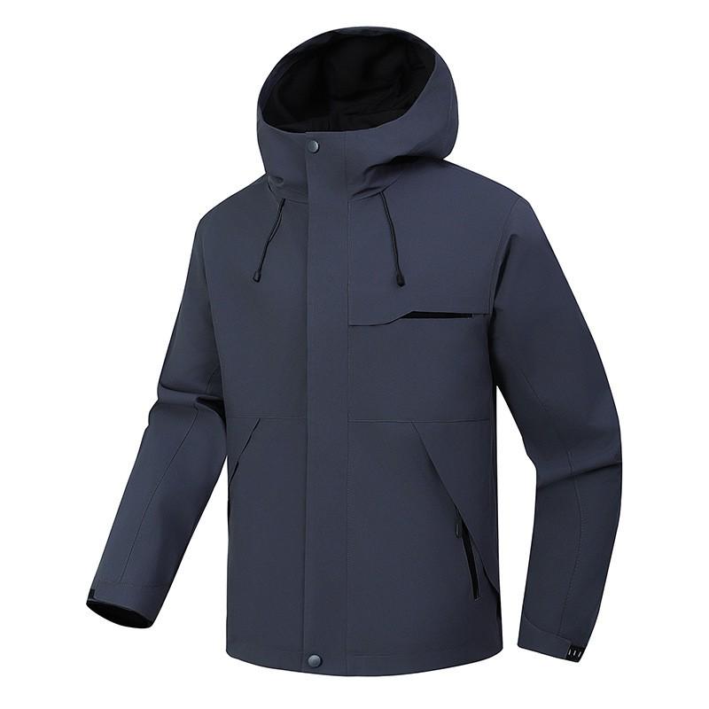 Unisex Lightweight Waterproof Windproof Outdoor Jacket With Hood Hiking Running Fall Winter