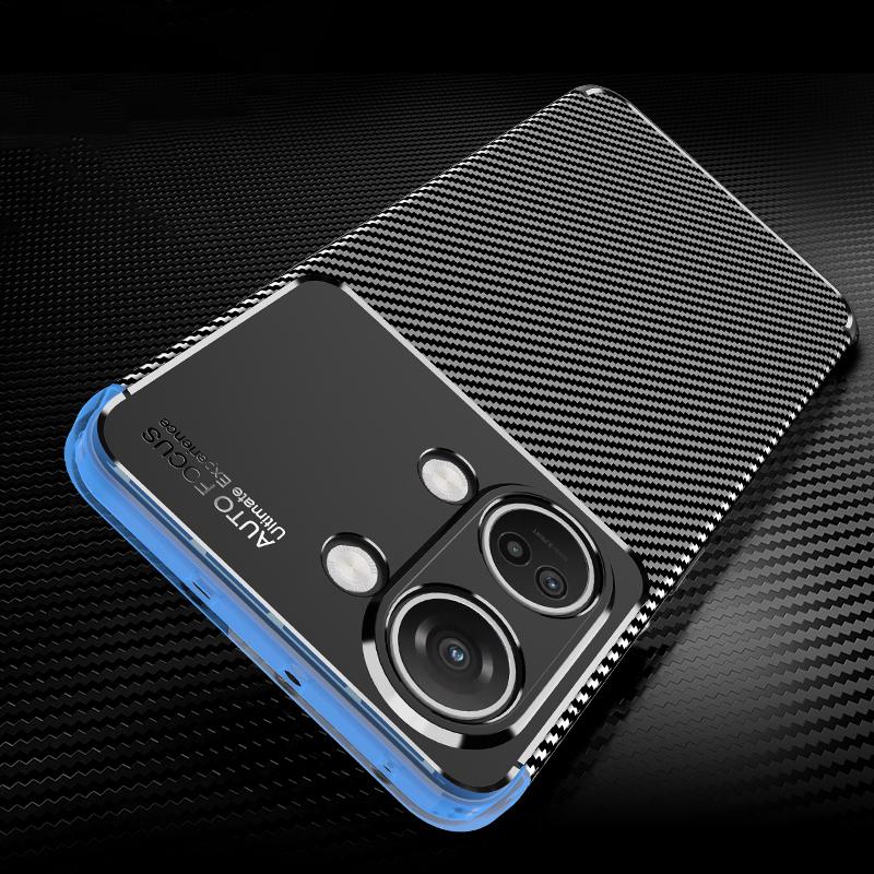 TPU Phone Cover for OnePlus Nord 3 5G/Ace 2V,Carbon Fiber Texture Anti-scratch Mobile Phone Case