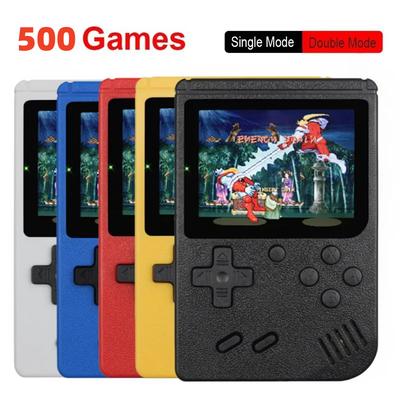 500 In 1 MINI Games Handheld Game Players Portable Retro Video Console Boy 8 Bit 3.0 Inch Color LCD Screen Games