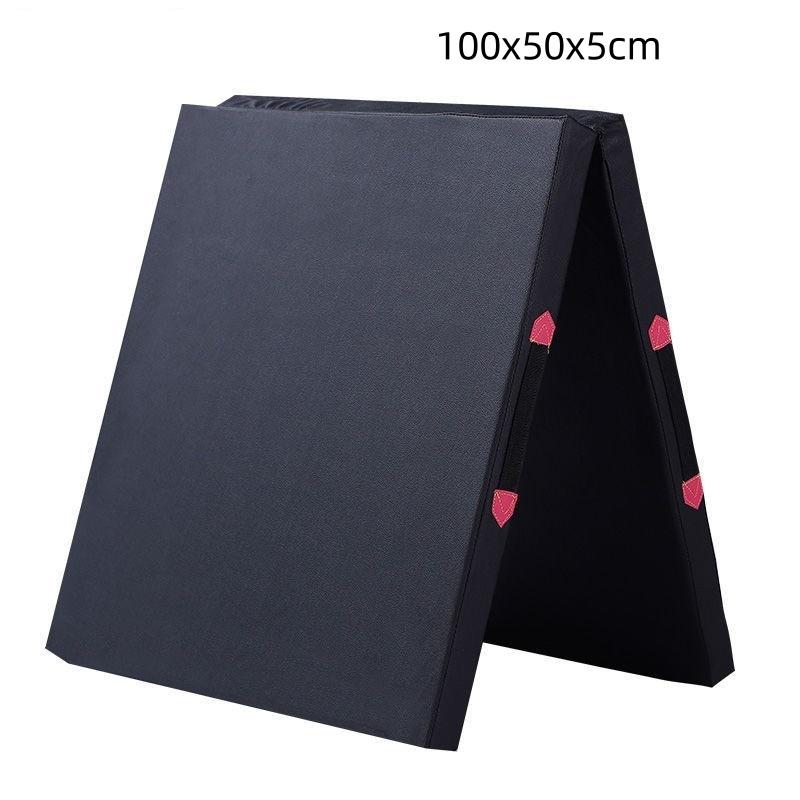 50MM Foldable Exercise Mat Portable Anti Slip Foam Gymnastic Mat Leather Yoga Gymnastic Tumbling Mattress Gym Mat