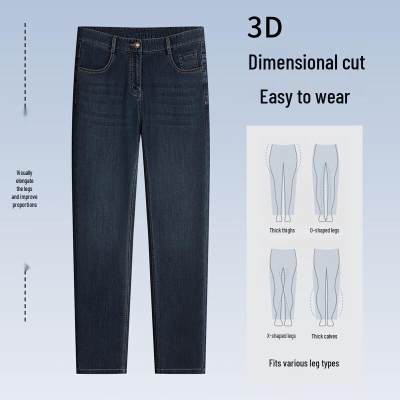 MONTAGUT Men's Wrinkle-Resistant Business Casual Straight-Leg Pants