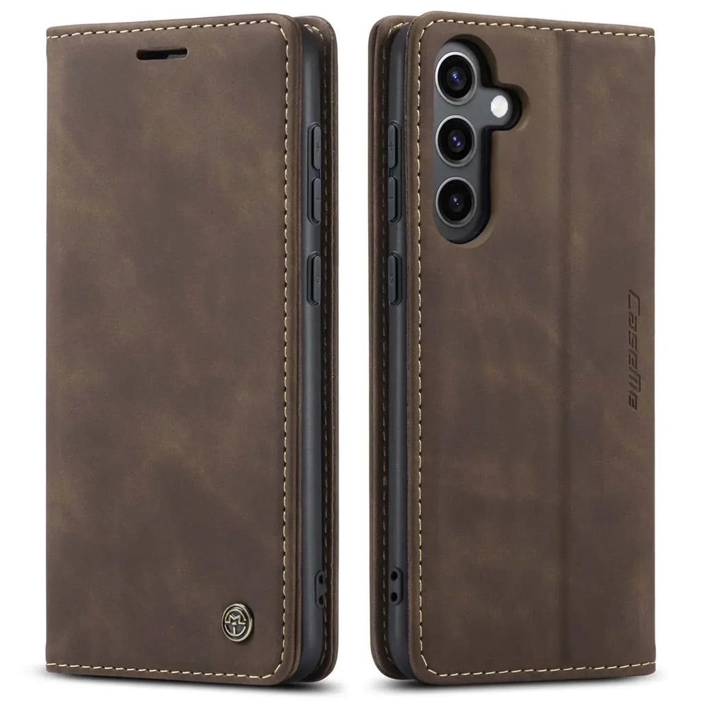 Flip Leather Case for Samsung Galaxy S25 S26 Ultra S24 Ultra S23 FE S22 S21 S20 Plus A17 A16 A36 A56 A15 A55 A35 Wallet Cover