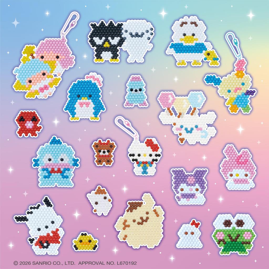 Aquabeads Character Set Characters Bead ST Mark Certified Ages Toy Water Sticks Together Making Toy Aquabeads Epoch All-in-One [Sanrio Box] AQ-S107 6+