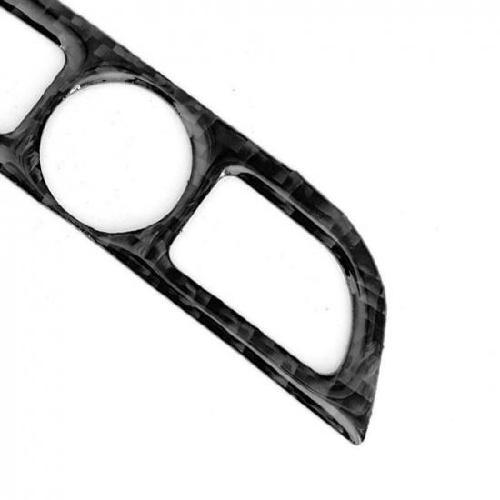 Carbon Fiber Central Armrest Button Frame Trim For BMW 6 Series M6 F12 F13 11-18