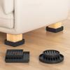 Heavy-Duty Furniture Foot Pad Square Washing Machine Support Bed Lifts Risers  Desk Sofa Chair Legs