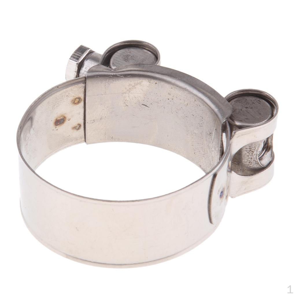 Durable Stainless Steel Motorcycle Exhaust Clamp - Choose from Various Sizes
