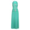 2026 European and American style spring new women's clothing solid color slim-fitting high-waisted fashion neck backless sleeveless dress