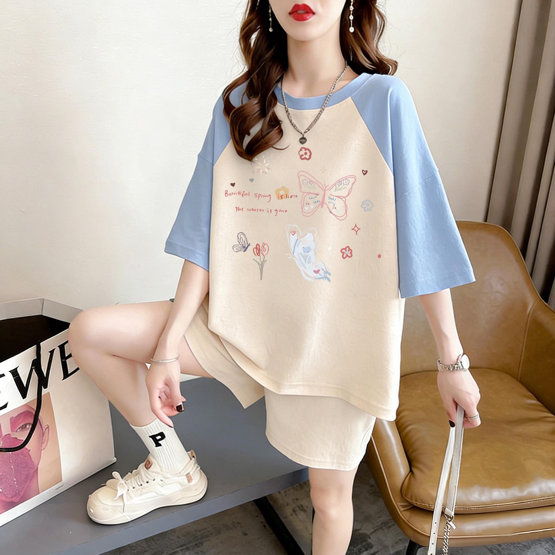 

American Retro Unisex Short Sleeve T-shirt - Trendy, Casual, Hong Kong Style 2XL