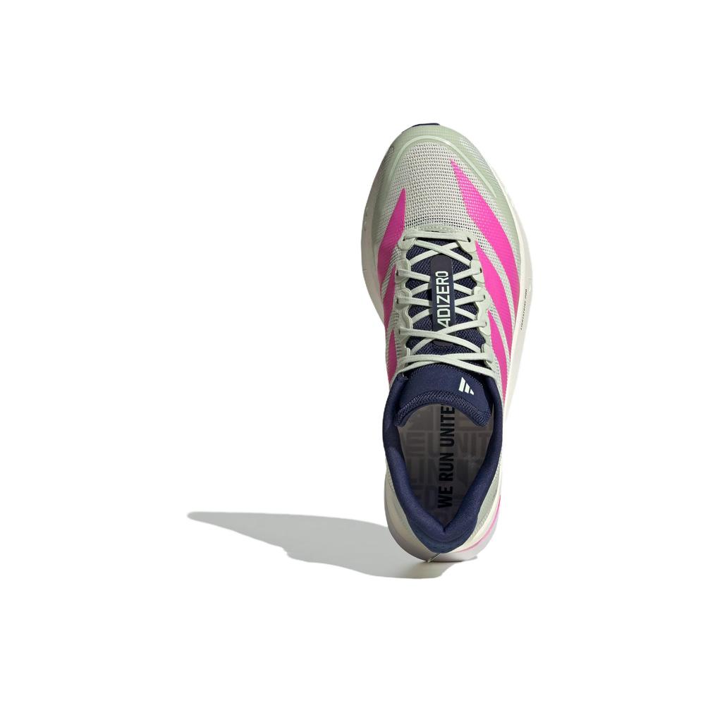 Adidas Adizero Boston 13 Comfortable Versatile Running Shoes Men Sneakers Green Pink Blue HQ4912
