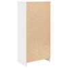White Cabinet with Drawer 55.5 x 34 x 119.5 cm Engineered Wood