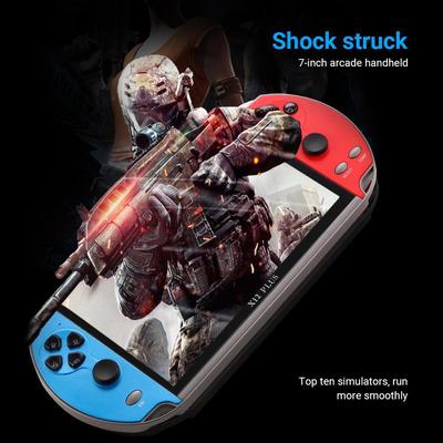 Consolă de jocuri portabilă X12 PLUS HD cu ecran mare de 7 inchi, cu joystick dublu