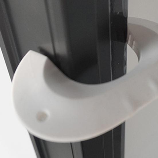 2/4Pcs Children Safety Door Block C-Shaped Design Anti-Slip Strips Multi-Functional Door Stop Easy