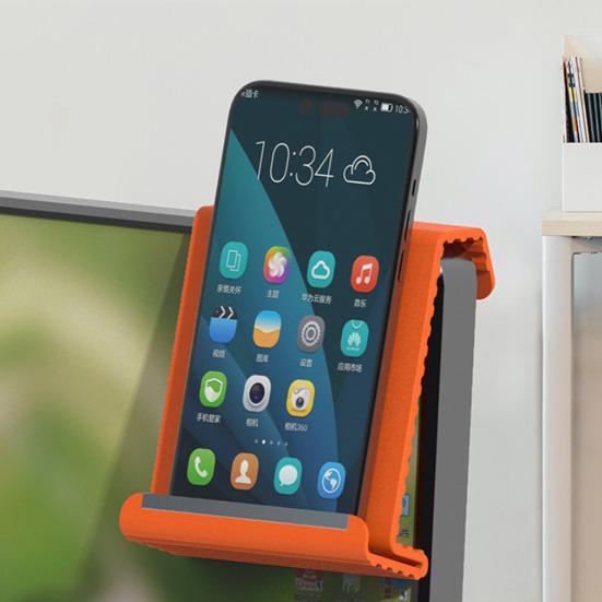 Flexible Silicone Phone Stand with Bendable Arm Portable Foldable Holder for Laptop Desk Bed Hands-Free Pocket Stand for Smartphones