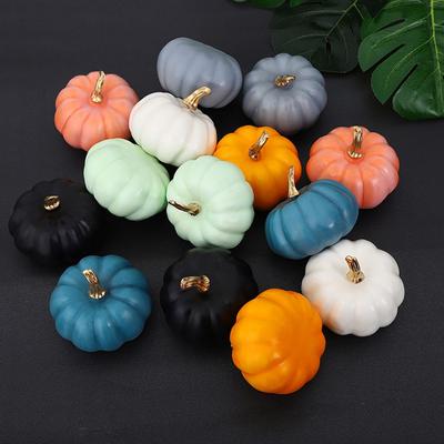 Sackcloth Artificial Pumpkin 1pcs 7*7.8cm Decorations