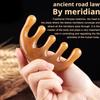 4 in 1 Head Massage Scalp Meridian Massage Comb Resin Handleless Massage Comb Blood Circulation Scalp Meridian Comb