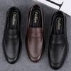 Fashion Fashion New Men's Driving Shoes Genuine Leather Upscale Men Loafers Slip-on Mocassin Homme Loafer Casual Comfortable Men's Shoes