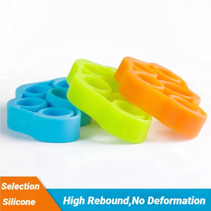 Silicone Five-Finger Hand Expander Strengthener for Grip Training Wrist Rehabilitation Finger Exerciser Tensioner