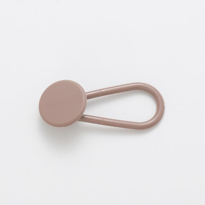 

1pc 18mm Rubber Waistband Extender Button, Clothes Waist Adjustable Extender хаки