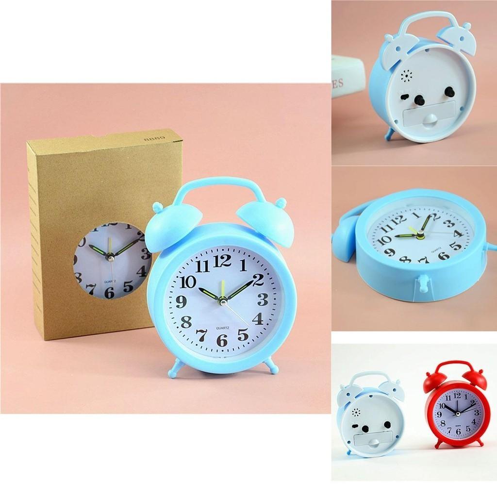 Retro Loud Alarm Clock With Double Bell Design And Silent Pointer For Sleepers