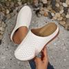 Solid-color Thick-soled Head-covering Lightweight Outerwear Slippers, Flat-bottomed Wedge-heeled Women's Slippers