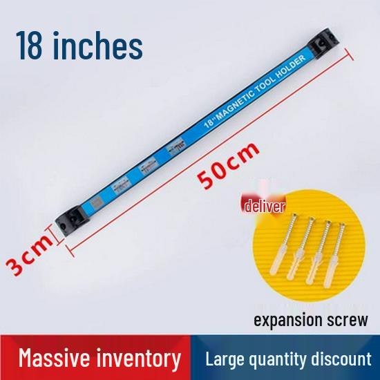 Strong Magnetic Tool Rack for Tool and Hardware Storage