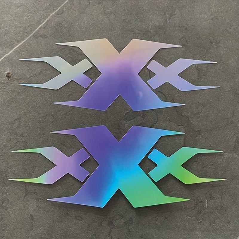 

2шт XXX наклейки для мотоциклов водонепроницаемые DIY мотоциклетный шлем боковые панели топливный бак обтекатель скутер виниловые наклейки крутое украшение 17x5CM