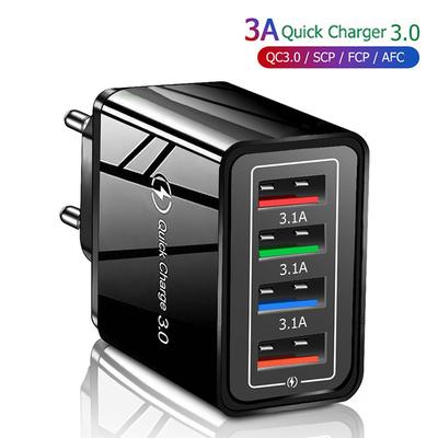 Quick Charge 3.0 Ladegerät Wand Schnellladung Für Samsung S21 S20 S10 S9 S8 Stecker Xiaomi OPPO iPhone Handy-Ladegerät Adapter