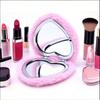 Folding Makeup Mirror Double-sided Elegant Travel Handheld Mirror Valentine's Day Gift Mini Pocket Cosmetic Mirror Student