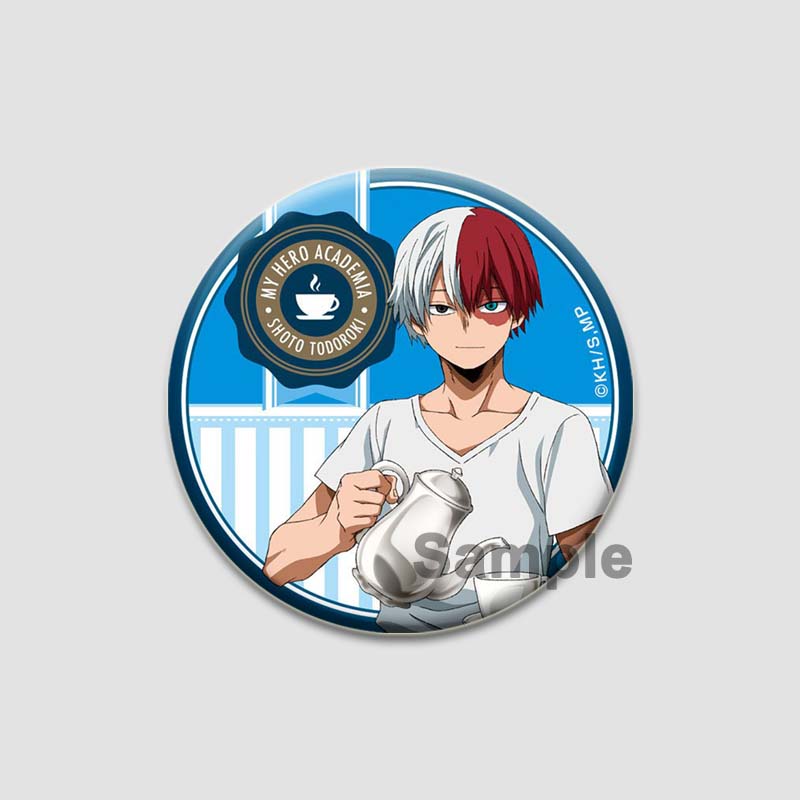 

32/44/58MM Аниме Персонаж Всемогущий Мидория Изуку Тодороки Шото Бакугоу Кацуки Милый Мультяшный Значок Ручной Работы Оловянные Броши Подарки 58mm