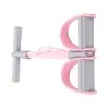 Manual Tension Training Pedal High Elastic Non Slip Soft Grip 6 Tube Pedal Ankle Puller for Home Pink