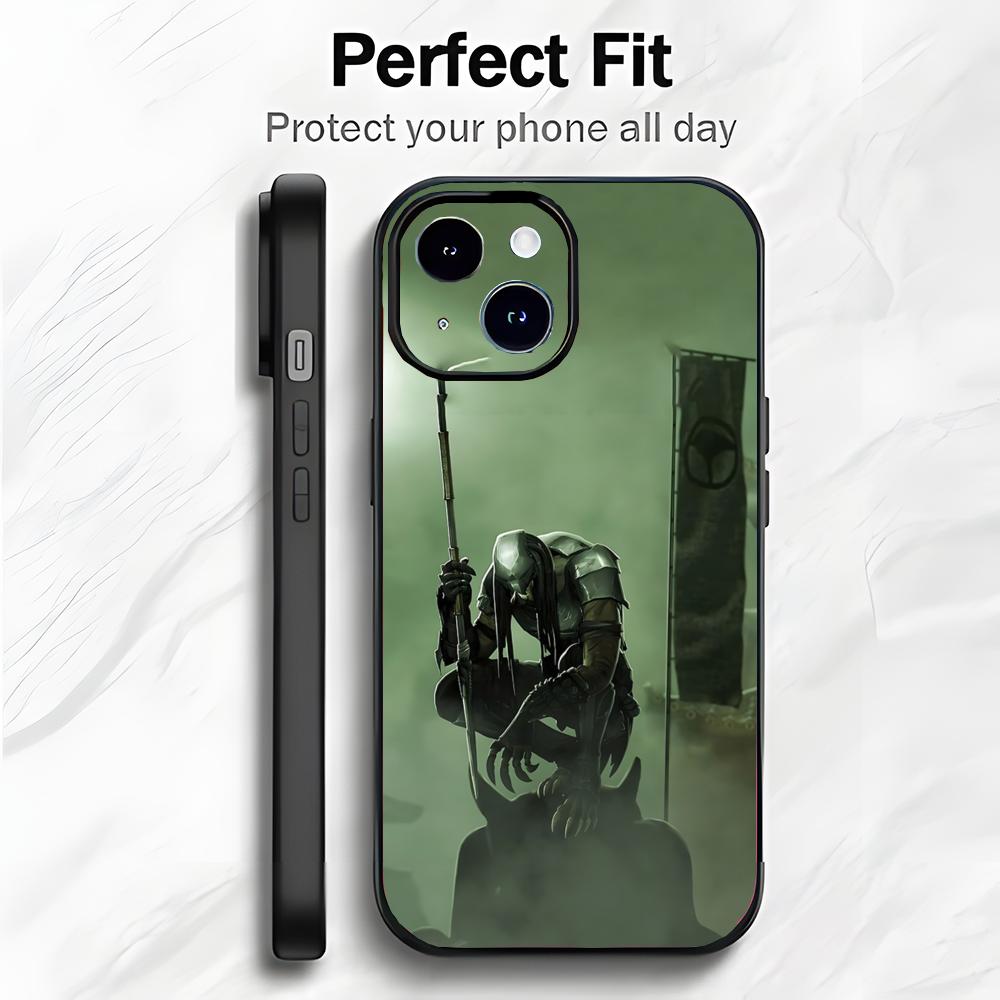 Scary Alien Movie P-Predator Phone Case Phone Case Soft Packaging Lightweight For iPhone17 16 15 14 13ProMax