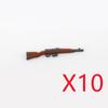 Military Building Blocks American Soviet Soldier Figures Weapons Accessories Guns Pistol Sniper Belt Mini Bricks MOC