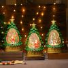 LED Musical Christmas Tree Desktop Adornment With Festal Melodies And Safe PVC Matter For Vacation Home Party Deck