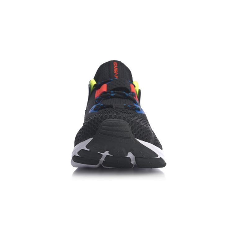 Li Ning Mafia Trendy Slip Resistant, Breathable, Lightweight Low top Casual Shoes Men's Black Red AGLQ025-4