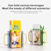 Cup Milk Holder Adjustable Safety Plastic Baby Toddler Juice Box Drinking Anti-Squeeze Cup Holder Adjustable Milk Cup Holder
